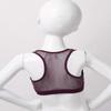 JEATHA Kids Girls One Piece Sleeveless Tank Top Gymnastic Exercise Mesh Splice Sports Bra Casual Wear Burgundy 14 view 4