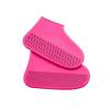Waterproof Shoe Cover Silicone Water-resistan Unisex Shoes Protectors Rain Boots Overshoes (Medium, Pink) view 1