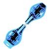 2 Wheel Twisty Caster Board,Complete Skateboards- Standard Skateboards with Colorful Flashing Wheels for Beginners Starter Kids Boys Girls Teenager-32.2x8.6inch, Longboard Skateboards view 1