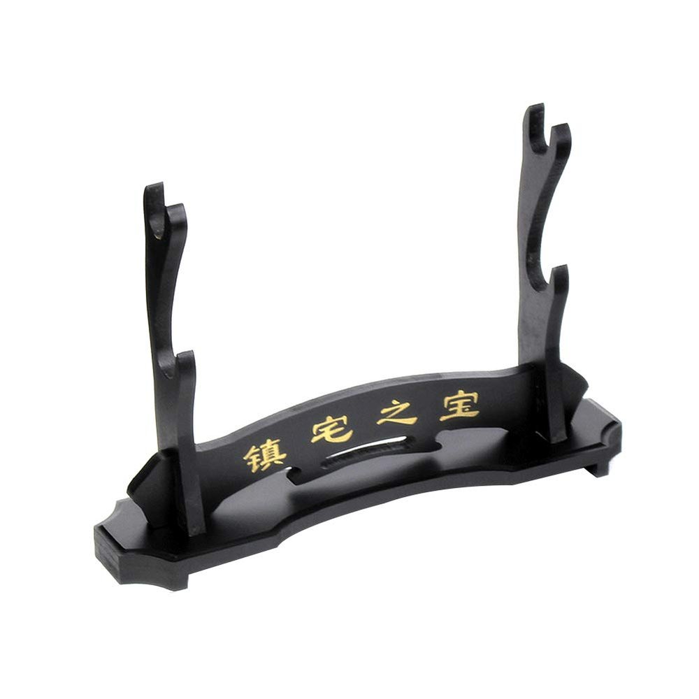 XMRISE Sword Stand Wood Floor Stand Katana Display Suitable for Samurai Sword Holder,2Tier