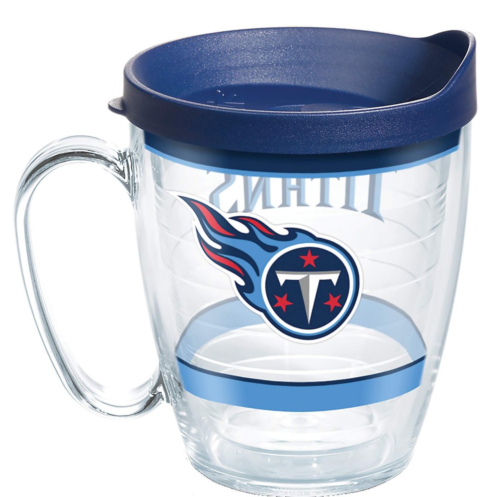 Tervis Made in USA Double Walled NFL Tennessee Titans Insulated Tumbler Cup Keeps Drinks Cold & Hot, 16oz Mug, Tradition