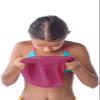 Kids Swim Cap for Long Hair - Comfortable Fit Silicone Swimming Hat for Girls & Boys with Curly Hair, Braids, or Dreadlocks - Durable & Easy to Wear (Windsor Wine S) view 4