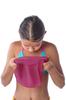 Kids Swim Cap for Long Hair - Comfortable Fit Silicone Swimming Hat for Girls & Boys with Curly Hair, Braids, or Dreadlocks - Durable & Easy to Wear (Windsor Wine M) view 4