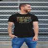 36th Birthday Gift Shirt for Men - Vintage Original Parts 1990 Retro Birthday - 001 - F/Military-4X view 3