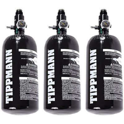 Tippmann 3 - Pack Basics 47 / 48ci 3k Aluminum HPA/Nitro/Compressed Air Tank - Globally Certified