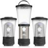 Cascade Mountain Tech Collapsible IPX4 Water-Resistant LED Lantern with 4 Light Modes - 3 Pack,Black/Silver view 1