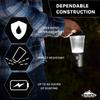 Cascade Mountain Tech Collapsible IPX4 Water-Resistant LED Lantern with 4 Light Modes - 3 Pack,Black/Silver view 2