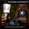 Cascade Mountain Tech Collapsible IPX4 Water-Resistant LED Lantern with 4 Light Modes - 3 Pack,Black/Silver view 3