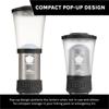 Cascade Mountain Tech Collapsible IPX4 Water-Resistant LED Lantern with 4 Light Modes - 3 Pack,Black/Silver view 4