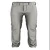 Alleson Athletic Men's Crush Premier Braided Baseball Pant, Grey/Royal, Small view 1