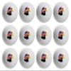 Clip Wipes USA American Flag Golf Balls with Red Accessories Pouch (12PK-Eagle) view 2