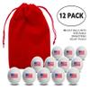 Clip Wipes USA American Flag Golf Balls with Red Accessories Pouch (12PK-Flag) view 3