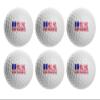 Clip Wipes USA American Flag Golf Balls with Red Accessories Pouch (6PK-USA) view 2