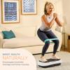 LifePro Waver Mini Vibration Plate for Lymphatic Drainage  Whole Body Vibrating Platform Exercise Machine for Muscle Toning & Recovery with Remote & Resistance Bands, Max Load 260 lb view 2
