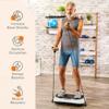 LifePro Waver Mini Vibration Plate for Lymphatic Drainage  Whole Body Vibrating Platform Exercise Machine for Muscle Toning & Recovery with Remote & Resistance Bands, Max Load 260 lb view 3