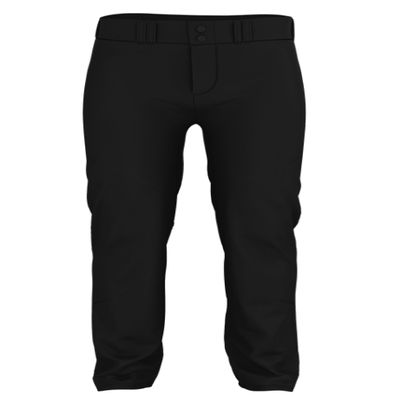Alleson Athletic Men's Crush Premier Baseball Pant, Black, S