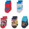 Nickelodeon boys Paw Patrol 5 Pack Shorty Casual Sock, Red Blue Multi, Shoe Size 4-8 US view 1