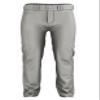 Alleson Athletic Men's Crush Premier Baseball Pant, Grey, S view 1