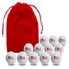 Clip Wipes USA American Flag Golf Balls with Red Accessories Pouch (12PK-USA)