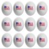 Clip Wipes USA American Flag Golf Balls with Red Accessories Pouch (12PK-USA) view 2