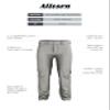 Alleson Athletic Boys Crush Premier Baseball Pant - Breathable Pants with Dura-Stretch Fabric for All-Day Wear, Grey, X-Large view 4