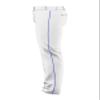 Alleson Athletic Men's Crush Premier Braided Baseball Pant, White/Royal, X-Large view 3