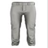 Alleson Athletic Boys Crush Premier Baseball Pant - Breathable Pants with Dura-Stretch Fabric for All-Day Wear, Gy, Large Grey view 1