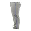 Alleson Athletic Boys' Crush Premier Braided Baseball Pant, Grey/Royal, Large view 4
