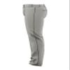 Alleson Athletic Boys' Crush Premier Braided Baseball Pant, Grey/Black, Small view 4
