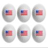 Clip Wipes USA American Flag Golf Balls with Red Accessories Pouch (6PK-Flag) view 2