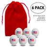 Clip Wipes USA American Flag Golf Balls with Red Accessories Pouch (6PK-Flag) view 3