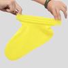 N A Boots Waterproof Shoe Cover Silicone Material Unisex Overshoes Reusable Protectors Rain Boots Non-Slip Washable Material Unisex (White, Small) view 3