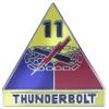 11th USA Armored Div. Ins. Hat or Lapel Pin HON15520 F4D14V view 1