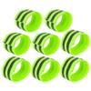 X AUTOHAUX 8pcs Reflective Bands for Wrist Ankle Reflective Wristbands Slaps High Visibility Night Cycling Riding Reflector Tape Straps Bracelet Green view 1