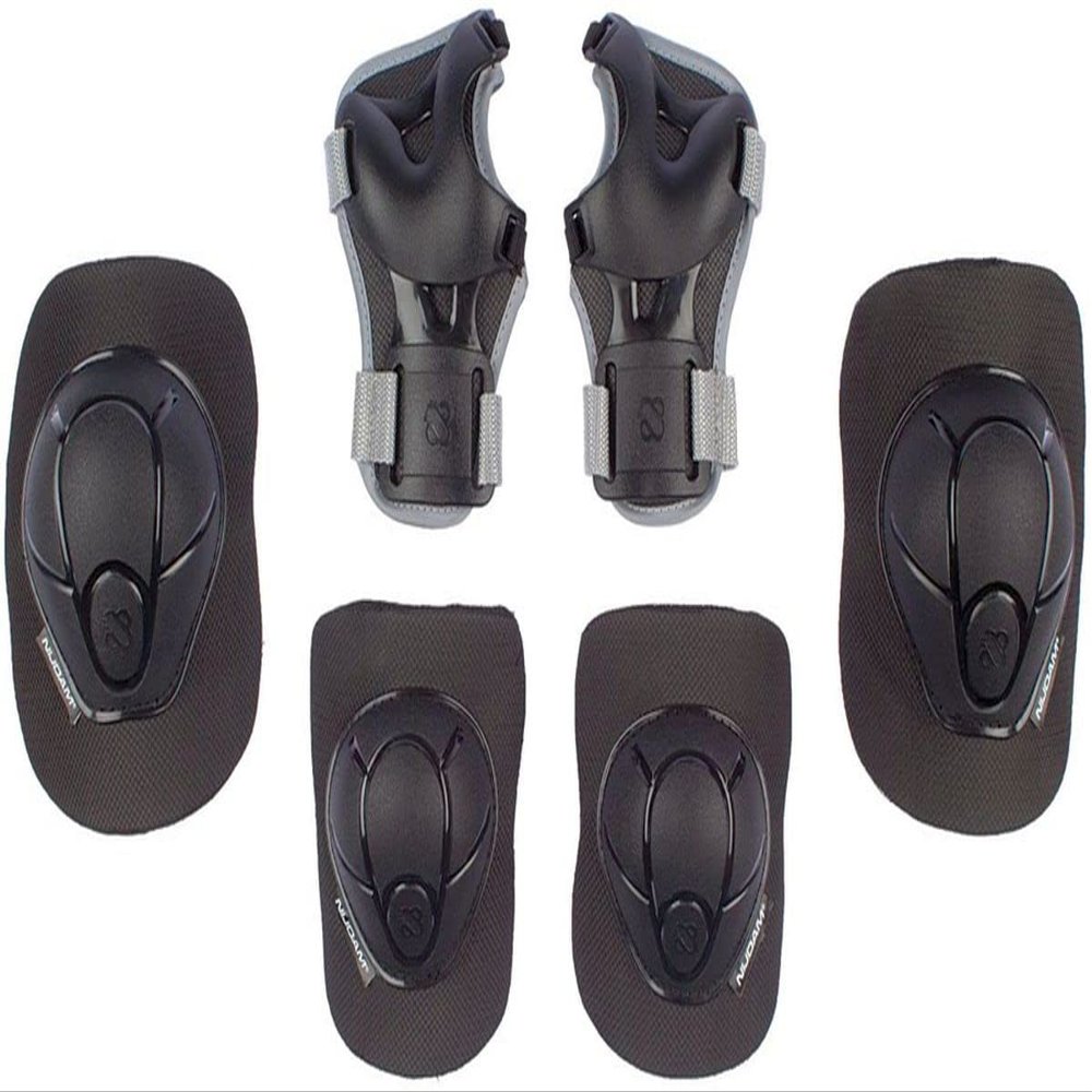 Nijdam Neo Nero Skate Protector Set Black/Grey L