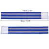 X AUTOHAUX 4pcs Reflective Bands for Arm Reflective Armbands High Visibility Night Cycling Riding Reflector Tape Straps Bracelet Blue view 4