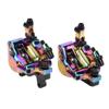 Hydraulic Disc Brake, HB-100 Bike Aluminium Alloy Mechanical Disc Brake Front Rear Mountain Disc Brake Assembled Set(colorful) Hydraulic Disc Brakes Hydraulic Disc Brakes view 2