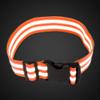 X AUTOHAUX 2 Pcs Reflective Bands for Waist Reflective Belts High Visibility Night Cycling Riding Reflector Tape Orange view 3