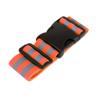 X AUTOHAUX 2 Pcs Reflective Bands for Waist Reflective Belts High Visibility Night Cycling Riding Reflector Tape Orange view 4