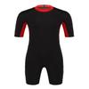 FEESHOW Women's Mens One Piece Rash Guard Full Body Swimsuit Wetsuit Sun Protection Dive Skin Surf Suit Red XL view 1