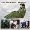 Mezonn Emergency Sleeping Bag Survival Bivy Sack Use as Emergency Blanket Lightweight Survival Gear for Outdoor Hiking Camping Keep Warm After Earthquakes, Hurricanes and Other disasters (Green Set) view 4