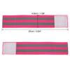 X AUTOHAUX 8 Pcs Reflective Bands for Wrist Reflective Wristbands High Visibility Night Safety Cycling Riding Reflector Tape Straps Bracelet Pink view 4