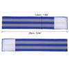 X AUTOHAUX 4 Pcs Reflective Bands for Wrist Reflective Wristbands High Visibility Night Safety Cycling Riding Reflector Tape Straps Bracelet Blue view 4