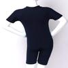 QinCiao Kids Boys One Piece Rash Guard Swimsuit Short Sleeve Water Sports Swimwear Sun Protection Bathing Suit Navy Blue 10-12 view 4