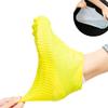 N A Boots Waterproof Shoe Cover Silicone Material Unisex Overshoes Reusable Protectors Rain Boots Non-Slip Washable Material Unisex (Yellow, Large) view 1