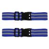 X AUTOHAUX 2 Pcs Reflective Bands for Waist Reflective Belts High Visibility Night Safety Cycling Riding Reflector Tape Blue view 1