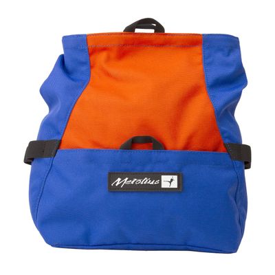 Metolius, Chalk n' Roll Chalk Bag, Blue/Orange, One Size