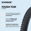 Schwalbe - Tough Tom XC Race and Trail Wire Clincher Bike Tire | 29 x 2.35 | K-Guard, Schwalbe Basic Compound | Black view 2