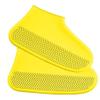 N A Waterproof Shoe Covers Silicone Case Rain Boot Reusable Portable Non-Slip Slip-Resistant Protector Rain Boot Overshoe (Yellow, L) view 1