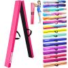 FC FUNCHEER 8FT Folding Balance Beam Gymnastics Beam Wood core Floor Beam with Anti-Slip Bottom Stainless Hinge and Carrying Bag  (Polyester, Light Pink) view 1